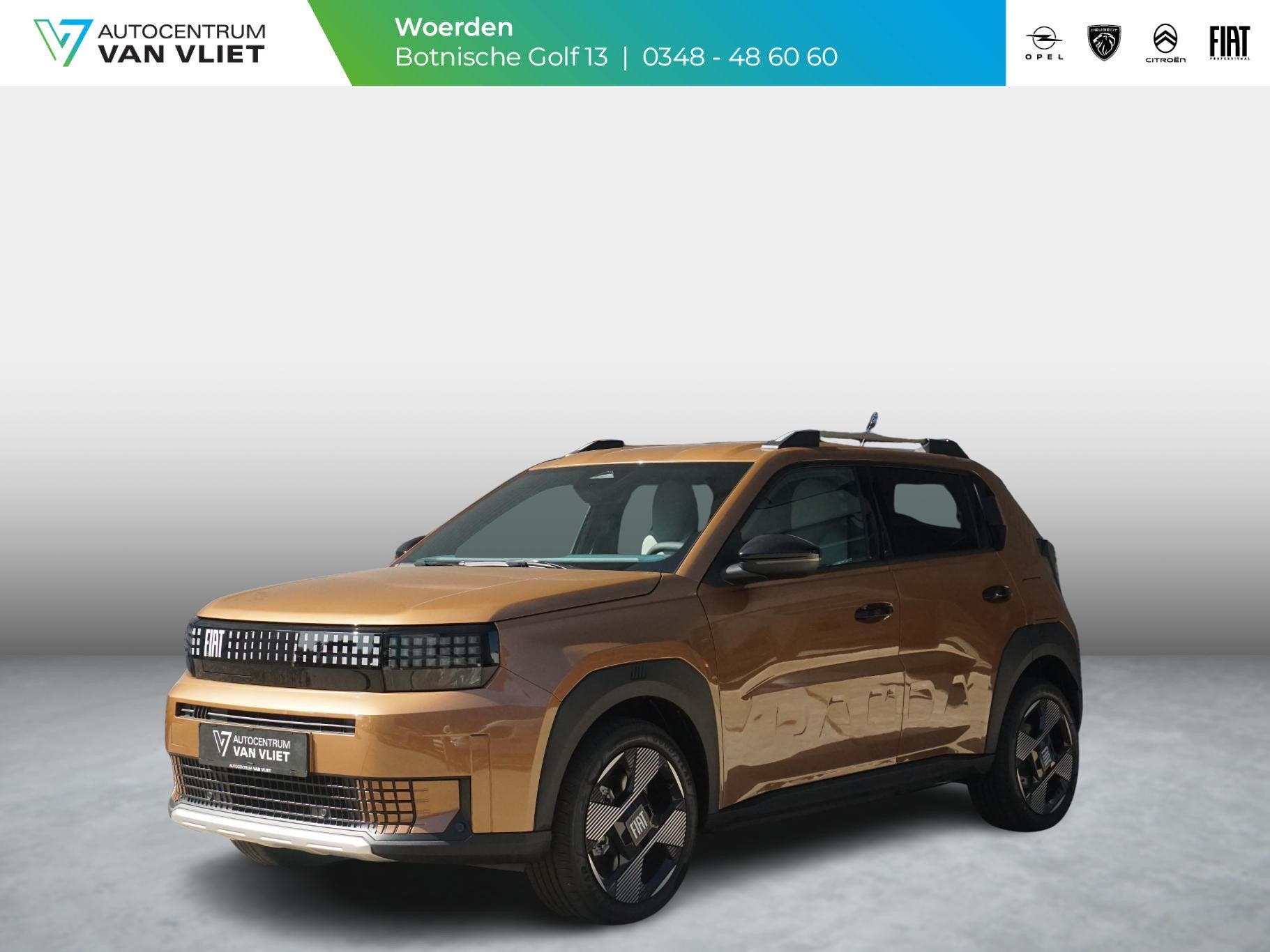 Fiat Grande Panda La Prima 7,4 kW 44 kWh | Uit voorraad leve, 12 maanden, Stof, Gebruikt, Panda