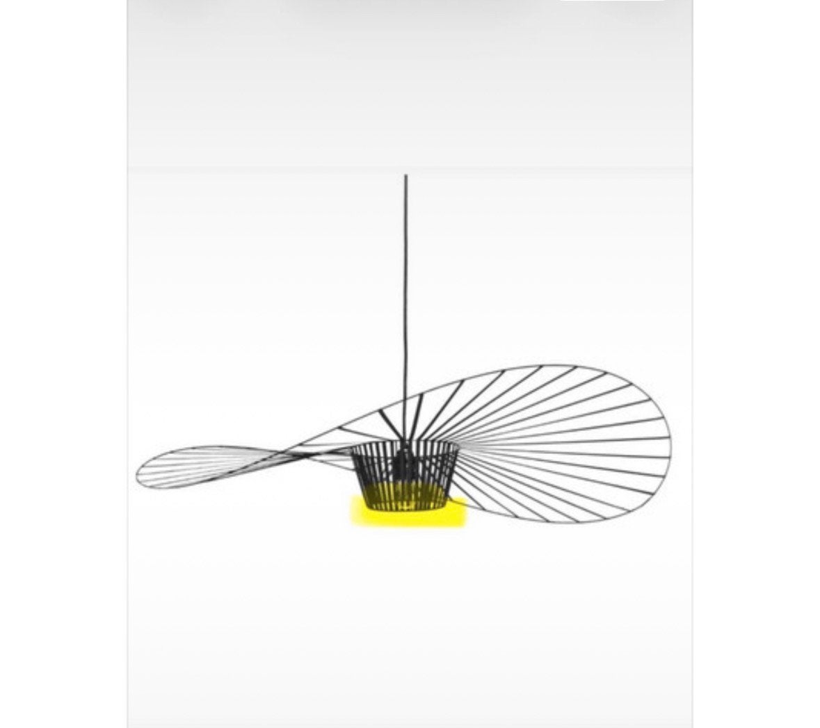 Design Hanglamp Vertigo Stijl -Was €120.-, Ophalen of Verzenden, Zo goed als nieuw, Textiel, E27 (groot)