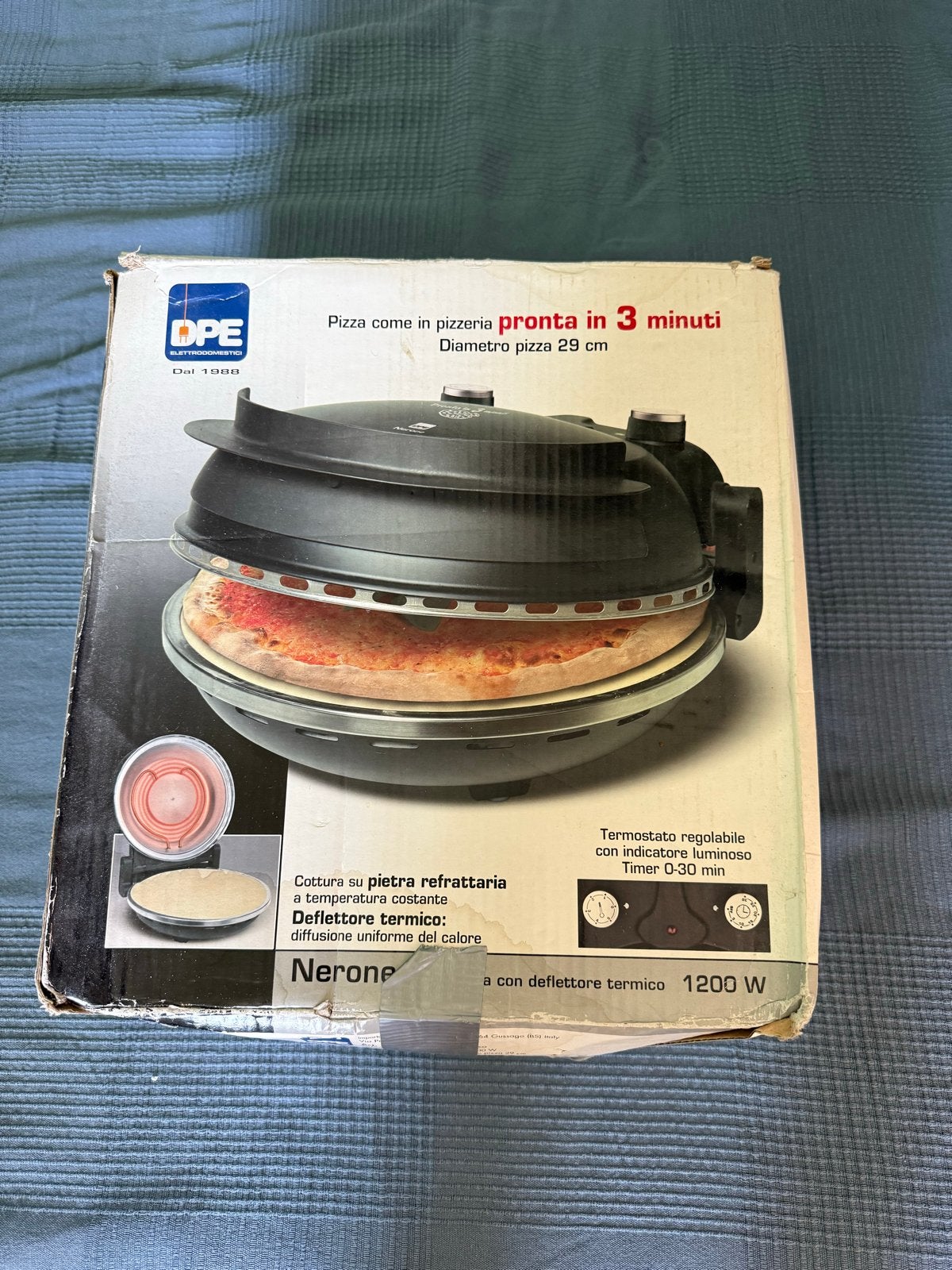 OPE Nerone Pizzaoven - Klaar in 3 minuten!, Witgoed en Apparatuur, Ovens, Minder dan 45 cm, Pizzaoven, Ophalen of Verzenden, Vrijstaand