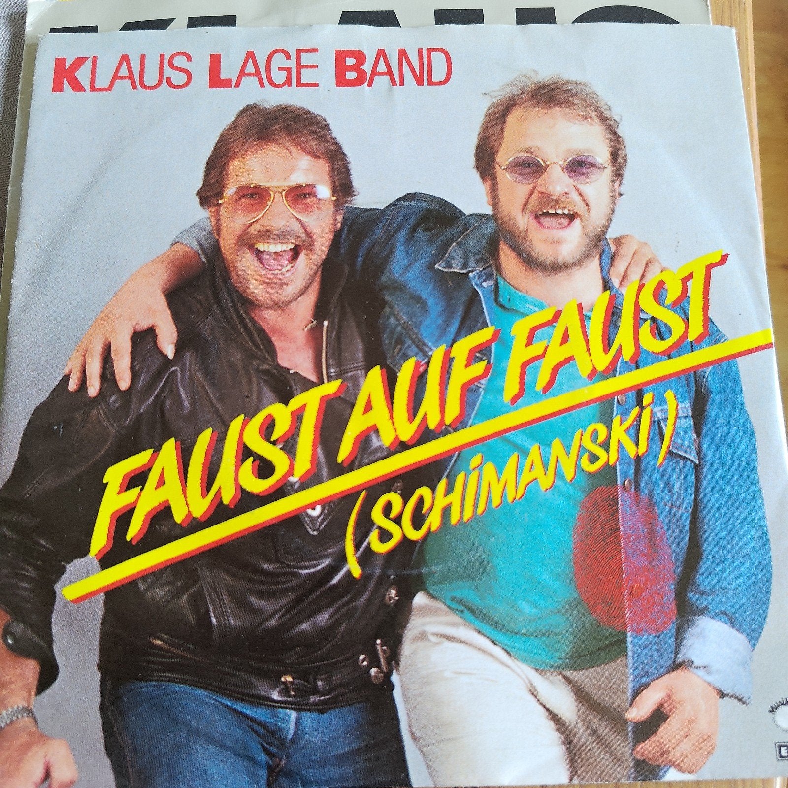 Klaus Lage Band - Faust auf Faust(Schimanski) Single, Ophalen of Verzenden, Gebruikt, 7 inch