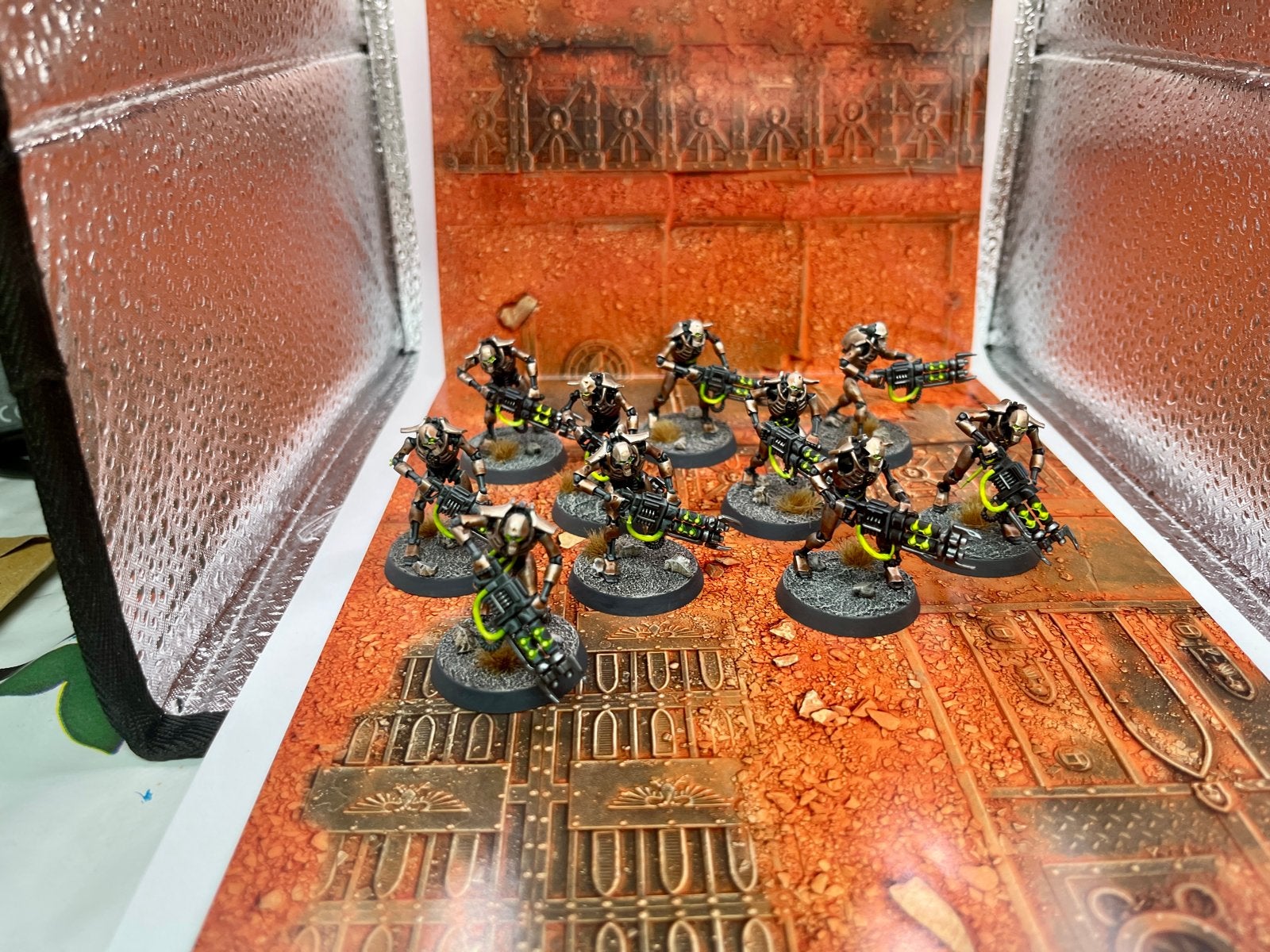 Warhammer 40K Necron warriors (10 stuks), Ophalen of Verzenden, Gebruikt