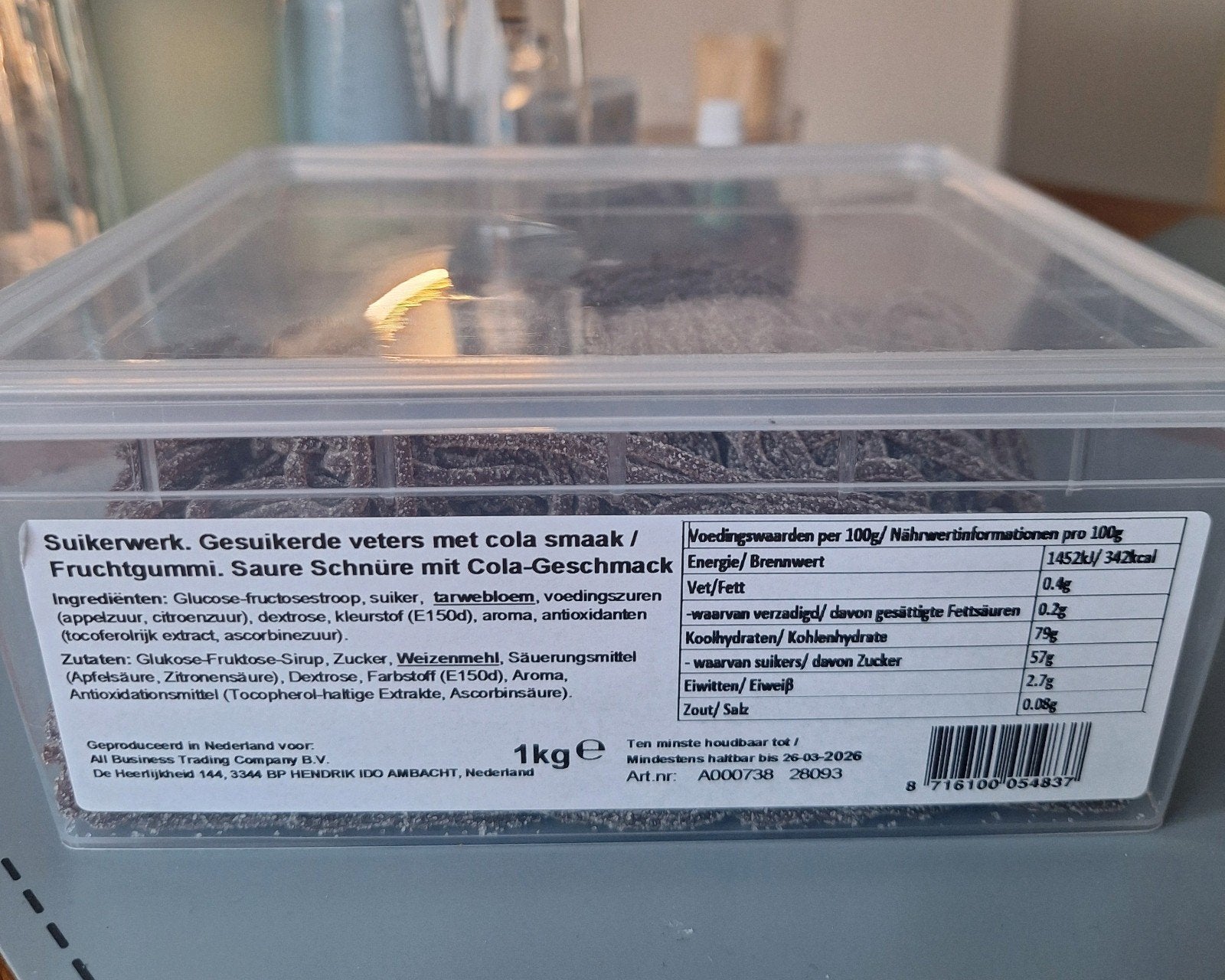 Gesuikerde snoepjes met cola - 1kg, Ophalen of Verzenden