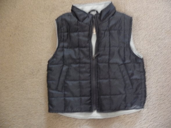 Net blauw gevoerd college bodywarmer jasje mt 86 prima staat, Gebruikt, Ophalen of Verzenden, Jasje, Onbekend