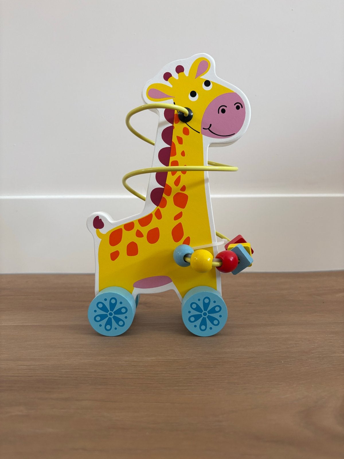 Nieuw Houten Giraffe Rij- of Hobbelspeelgoed, Ophalen of Verzenden, Nieuw, Rij- of Hobbelspeelgoed