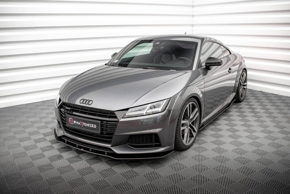 Race Voorlip sideskirt diffuser - Audi TT S 8S 14-18, Ophalen of Verzenden