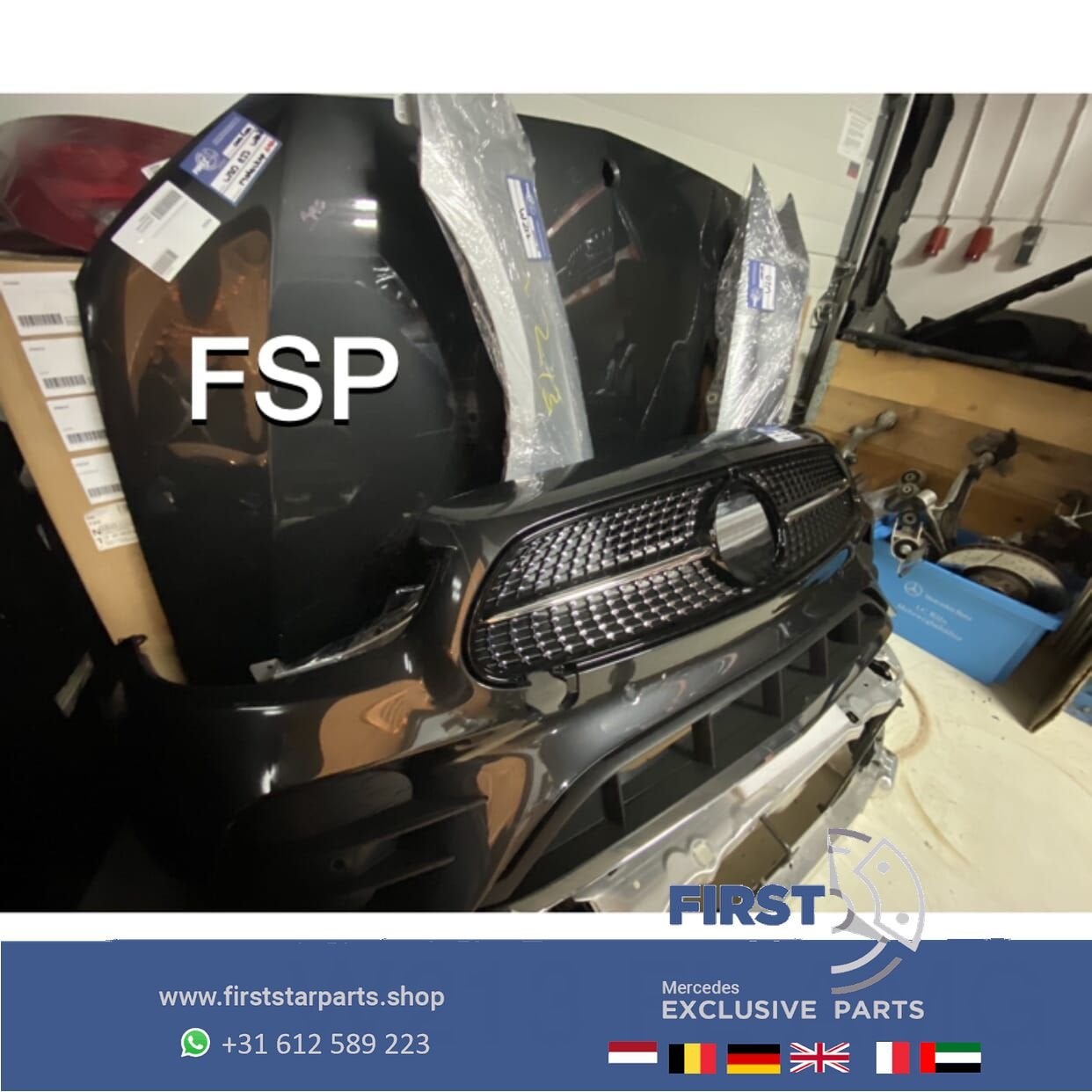 W213 S213 W238 FACELIFT 43 AMG VOORKOP Mercedes E Klasse 202, Gebruikt, -, Voor, Ophalen of Verzenden