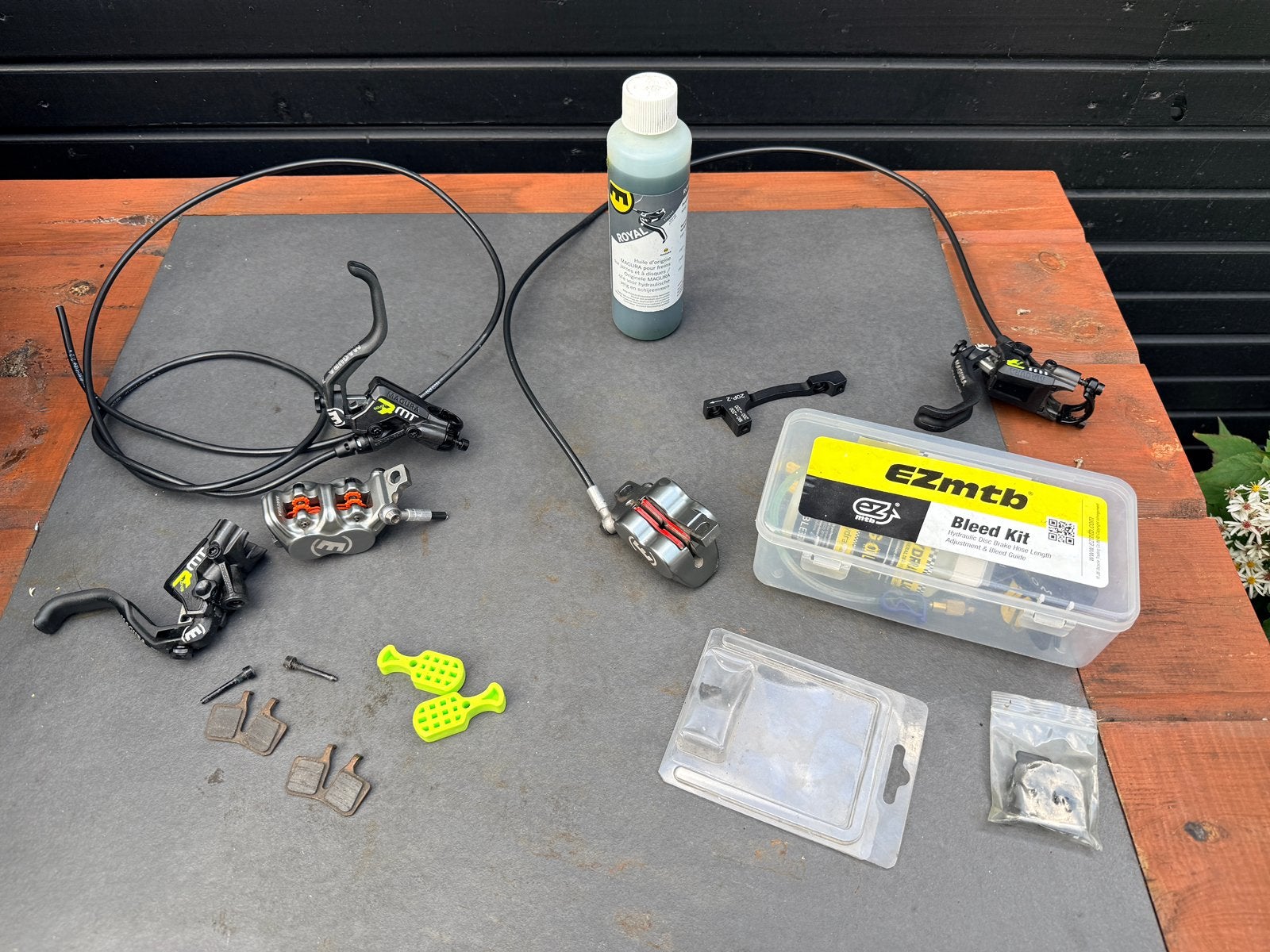 Magura MT7 volledige set! Zeer goede staat, Remmen, Overige materialen, Ophalen of Verzenden, Zo goed als nieuw