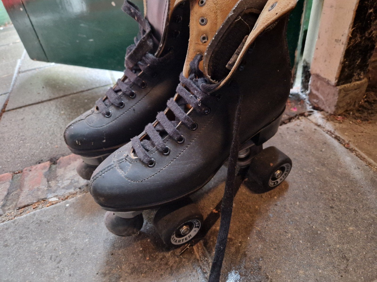 zwarte  gebruikte rolschaatsen maat 39, Ophalen, Gebruikt, Overige typen, Dames