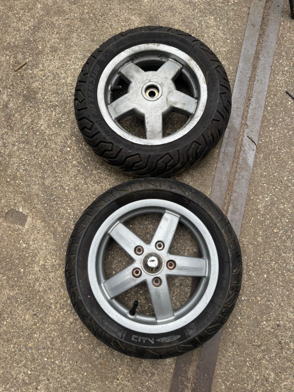 Vespa lx / s velgenset michelin banden zgan, Ophalen of Verzenden