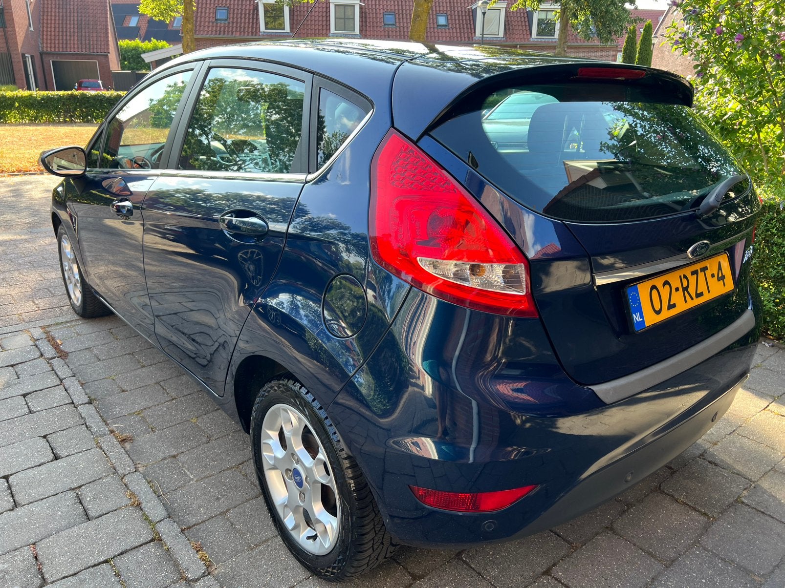 FORD FIESTA 2011 1.6 5DRS CLIMA NWE DISTRIBUTIE! CRUISE NAP!, Auto's, Voorwielaandrijving, Stof, 40 €/maand, Blauw