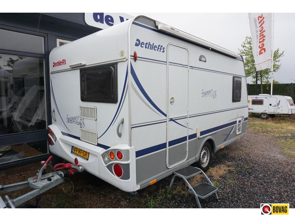 Dethleffs Summer Edition 395 BD mover,,thule,tent, Tot en met 3, Overige typen, Dethleffs, Schokbreker