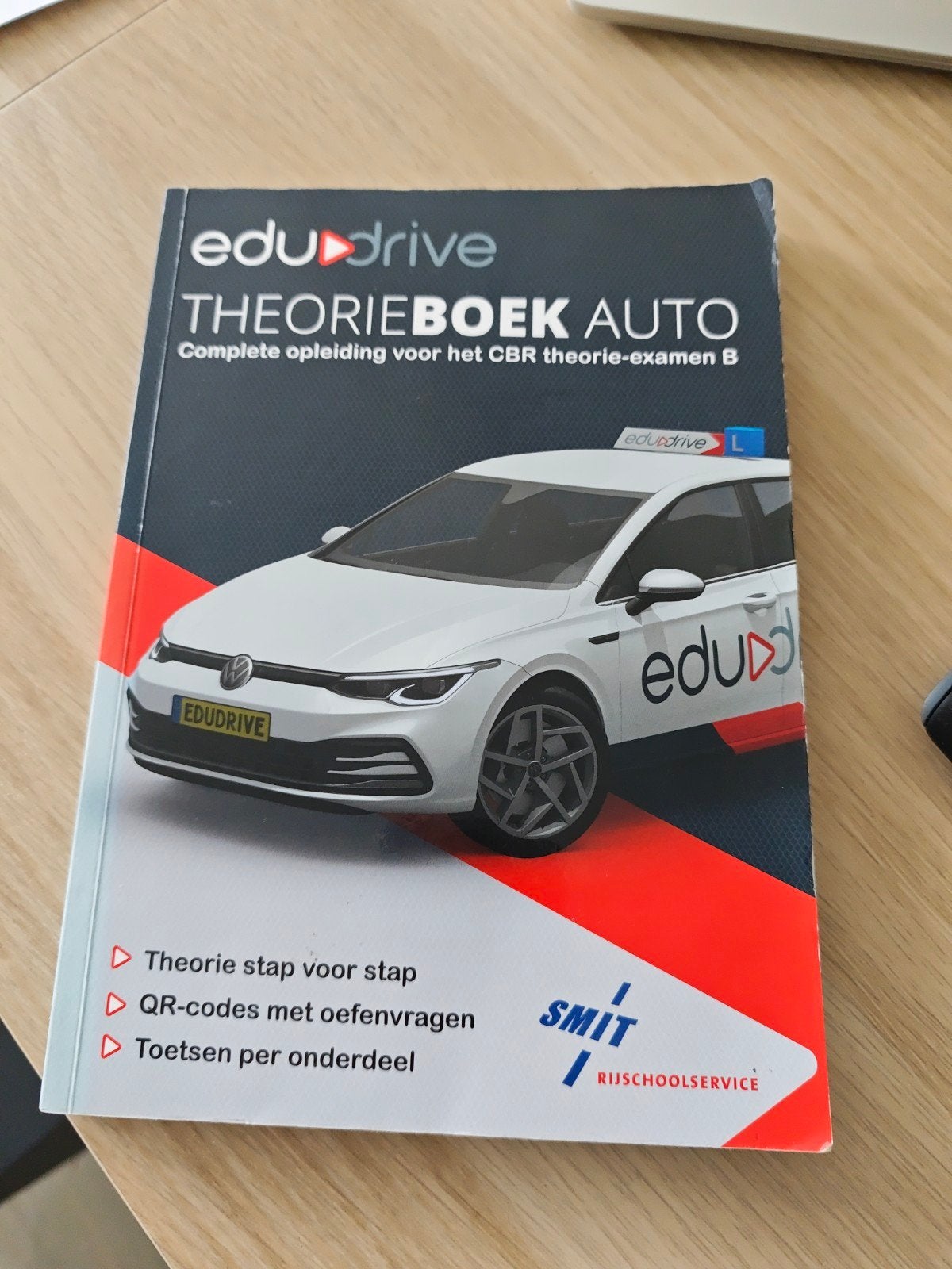 EduDrive Theorieboek Auto CBR Examen B, Boeken, Ophalen of Verzenden, Gelezen, Overige niveaus, EduDrive