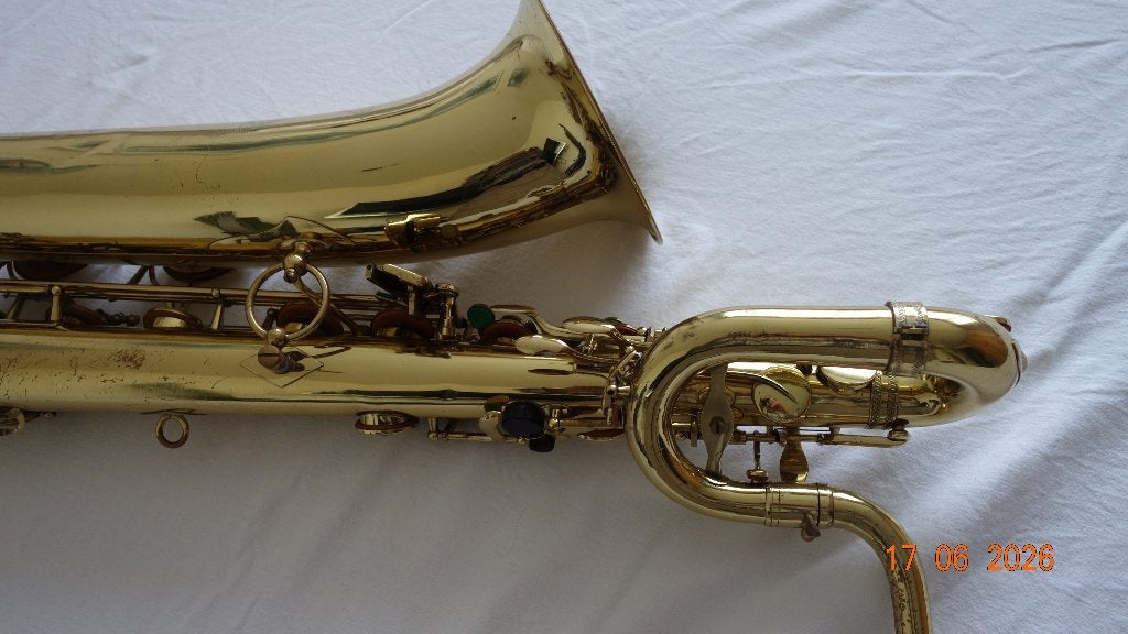 Bariton saxofoon, Ophalen, Gebruikt, Bariton, Met koffer
