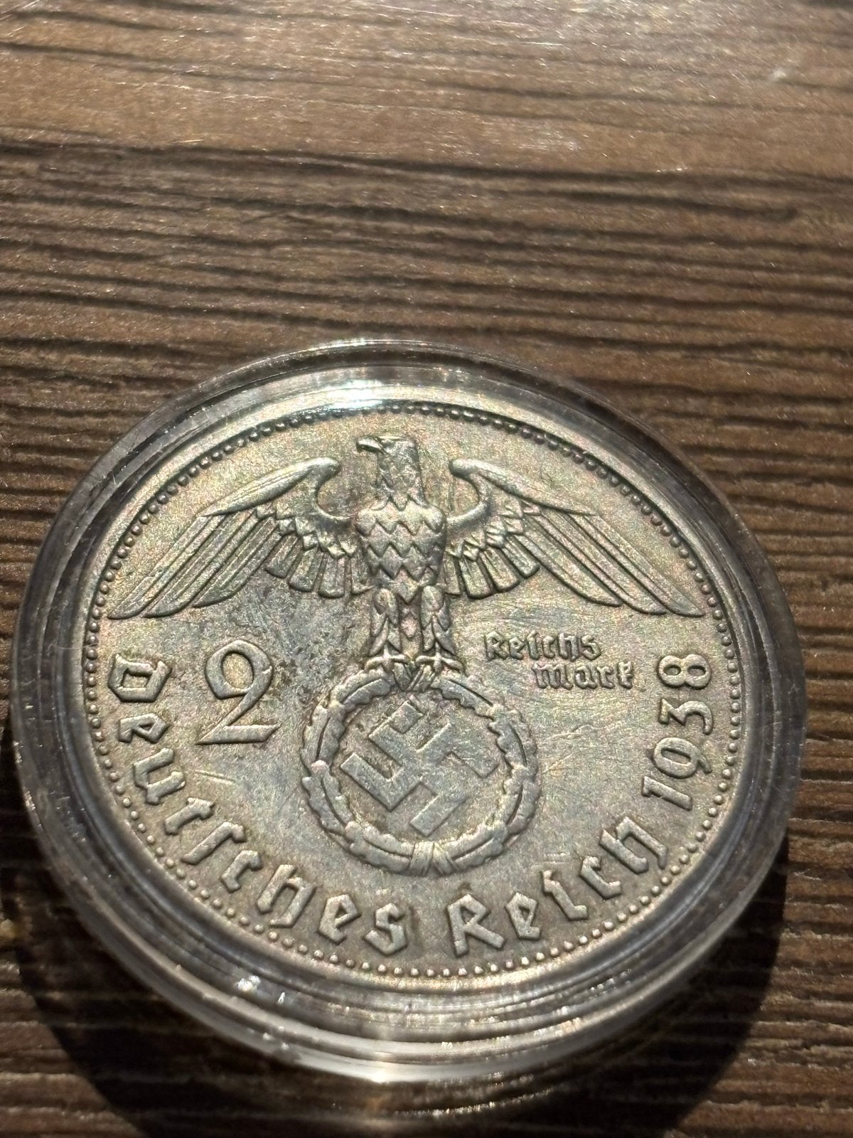 Zilveren 2 Reichsmark 1938 Hindenburg Duitsland, Verzamelen, Ophalen of Verzenden, Overige soorten, Duitsland