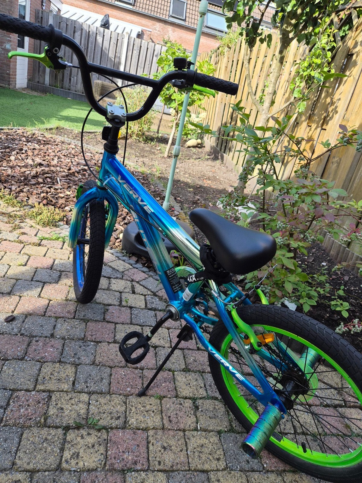 Bmx 18 inch met steps zgan, Ophalen, Zo goed als nieuw, Staal, 16 tot 20 inch