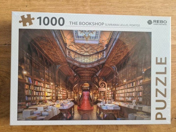 Nieuwe legpuzzel 1000 stukjes - The Bookshop Livraria Lello, Ophalen of Verzenden