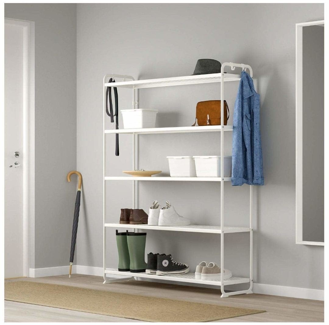 IKEA MULIG stellingkast wit, 120 x 34 x 162 cm, Ophalen, Zo goed als nieuw