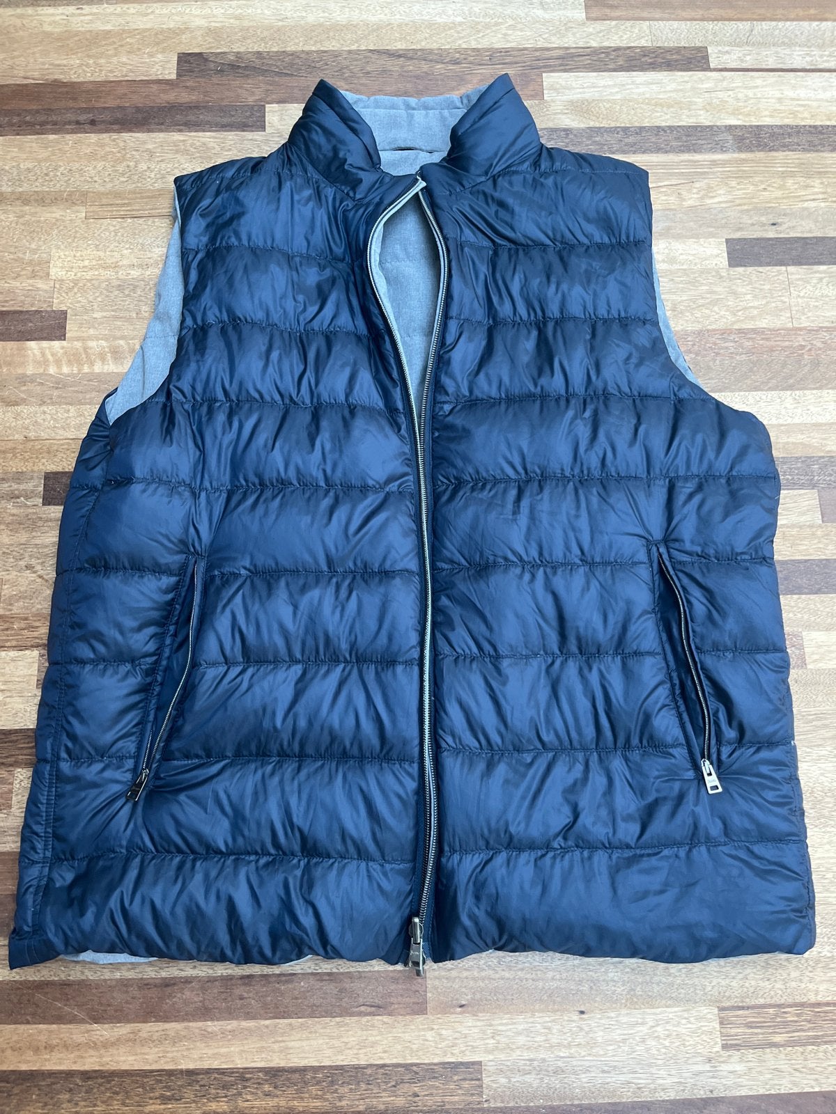 Herno Omkeerbaar Bodywarmer - Maat 56 (XL), Kleding | Heren, Ophalen of Verzenden, Zo goed als nieuw, Maat 56/58 (XL), Blauw