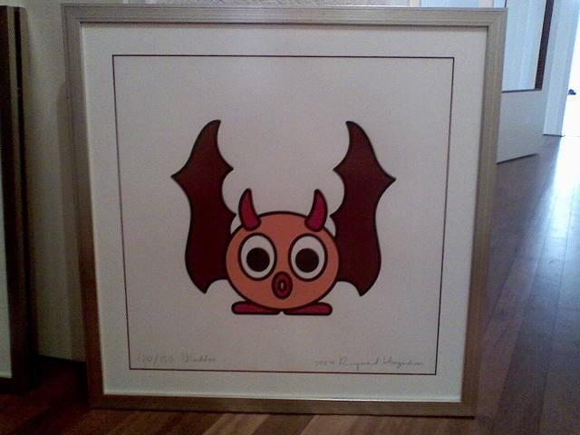 Raymond Hoogendorp twee ingelijste genummerde litho's rare, Antiek en Kunst, Ophalen