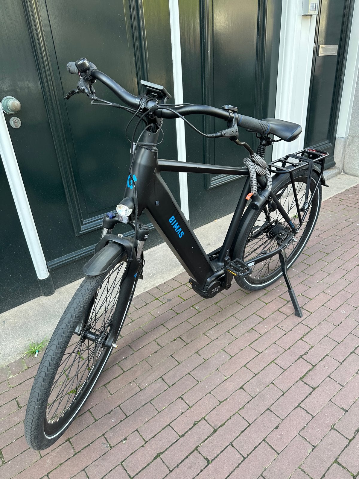 Bimas E-Tour 5.5 M420 Elektrische Herenfiets, Zo goed als nieuw, 50 km per accu of meer, 55 tot 59 cm, Ophalen