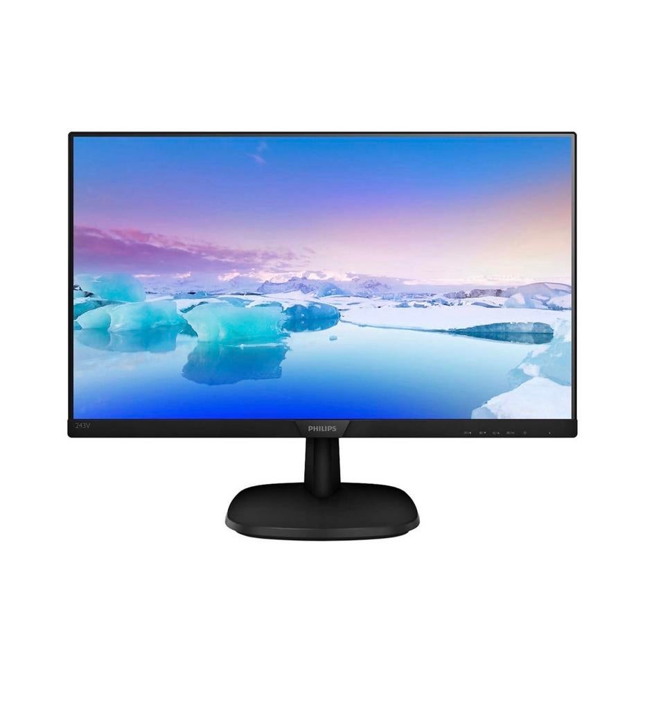 Philips 243V monitor incl. HDMI kabel, Computers en Software, Monitoren, Gebruikt, 60 Hz of minder, HDMI, Kantelbaar, LED, Full HD