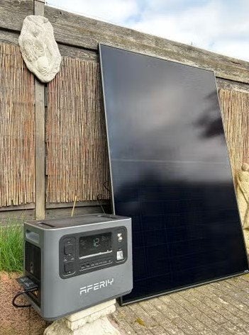 2800W Powerstation + 460w Zonnepaneel Thuisbatterij OFFGRID, Caravans en Kamperen, Ophalen, Nieuw