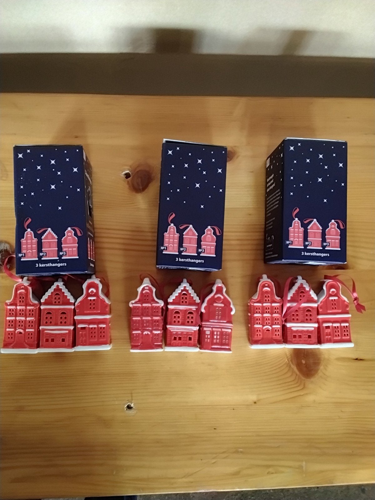 postcode loting huisje kerst hanger leuke setje, Ophalen