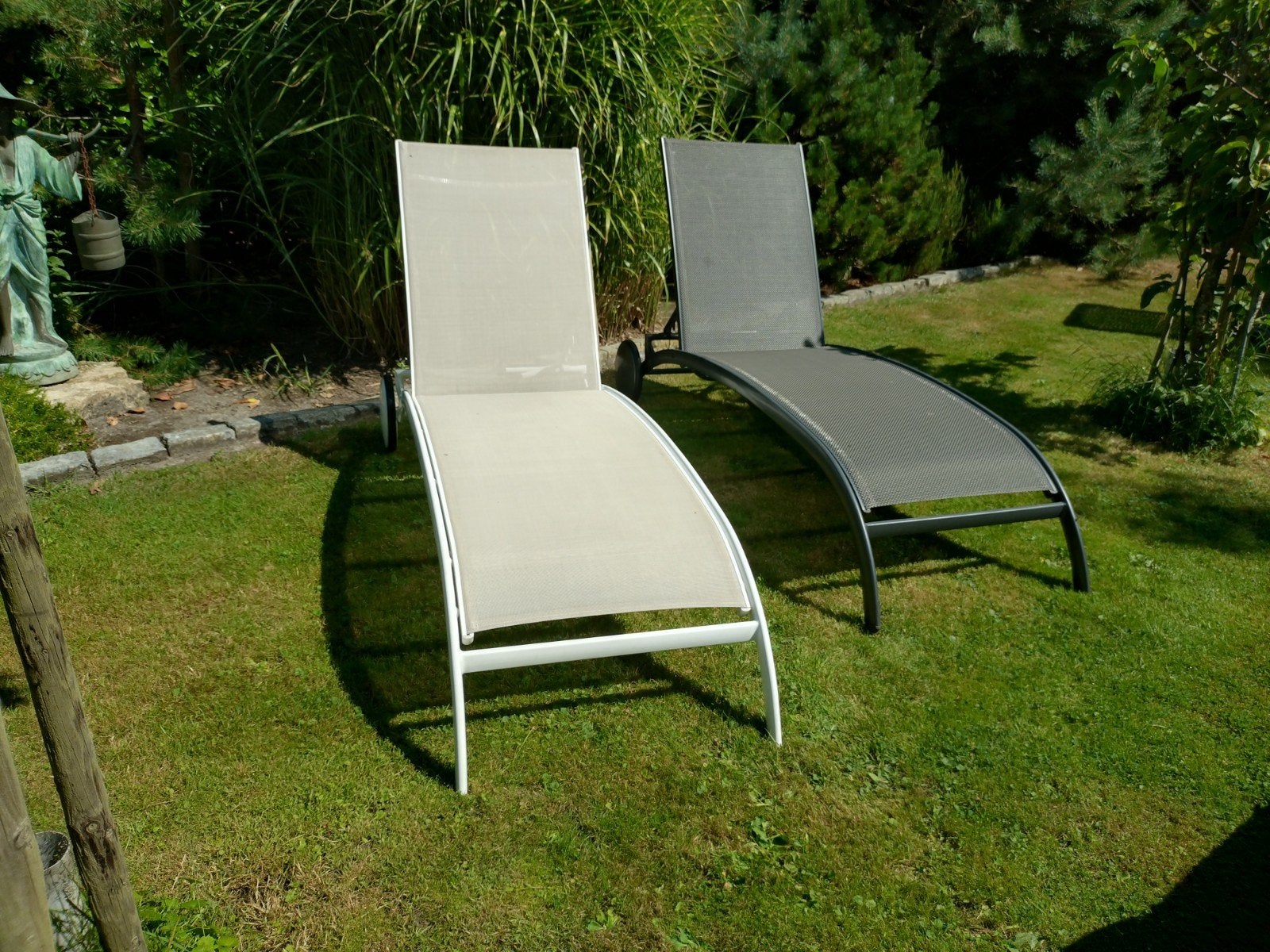 Mooie Bellagio ligbedden, Tuin en Terras, Ophalen, Gebruikt, Aluminium