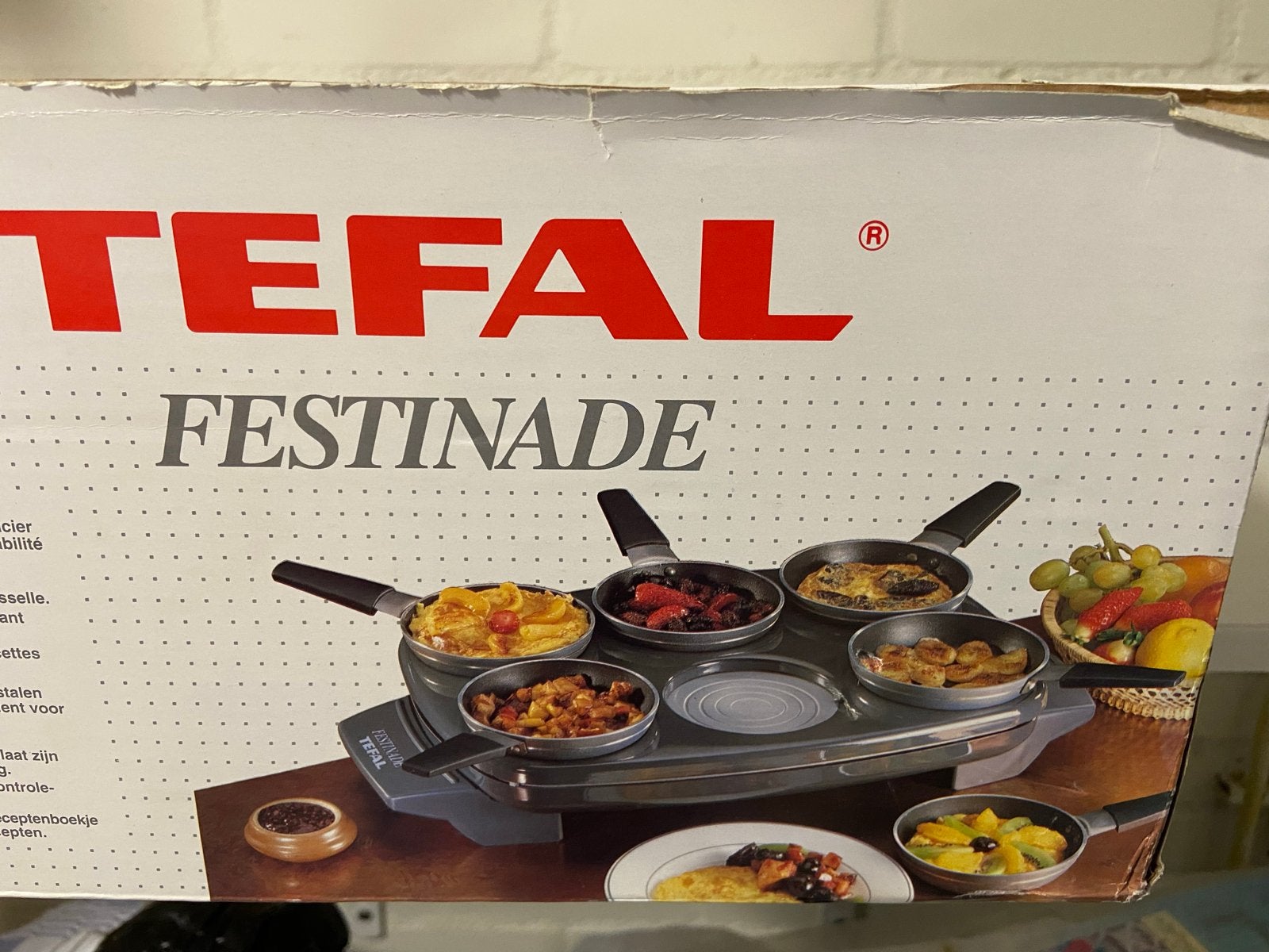 Tefal Festinade Raclette Gourmet - 6 personen, Ophalen, Gebruikt, 4 t/m 7 personen