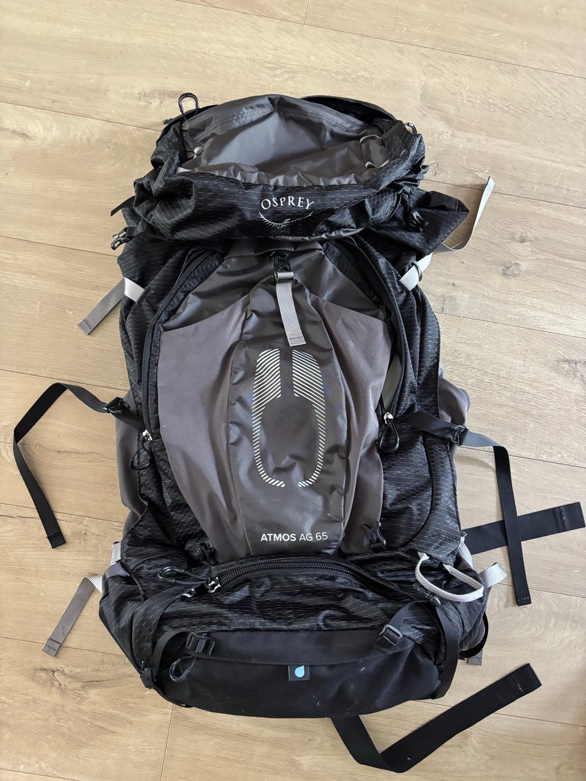 Osprey Atmos AG 65 Trekking Rugzak (ML/XL), Overige merken, 25 tot 40 cm, Ophalen of Verzenden, Zo goed als nieuw