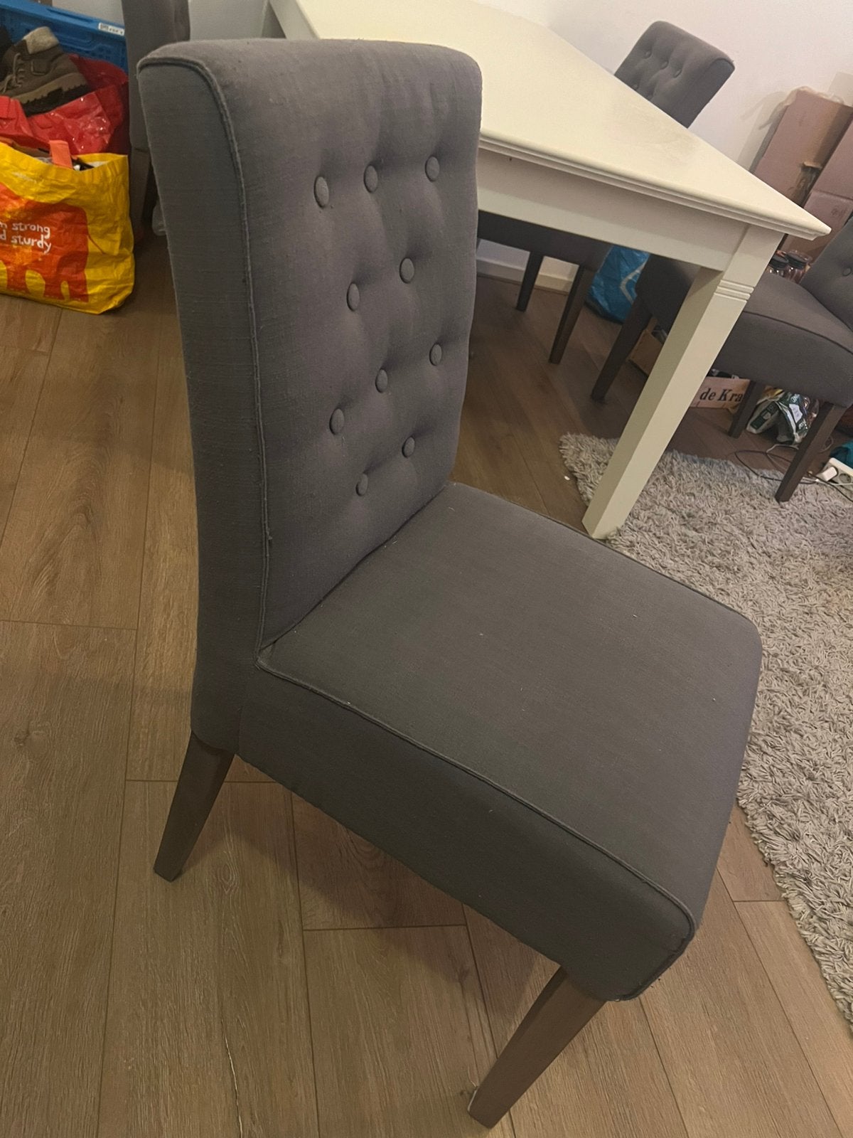 Set of 4 dining chairs, Ophalen, Zo goed als nieuw