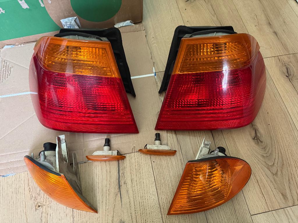 BMW E46 OEM Oranje Verlichting / Knipperlichten Set, Ophalen of Verzenden, Gebruikt, BMW