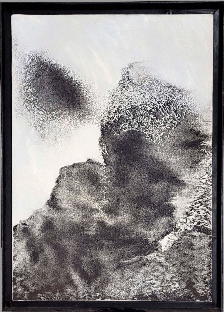 Theodorus Theo Bennes(1903)Olie doek "Abstracte Com" Ges Ged, Ophalen of Verzenden