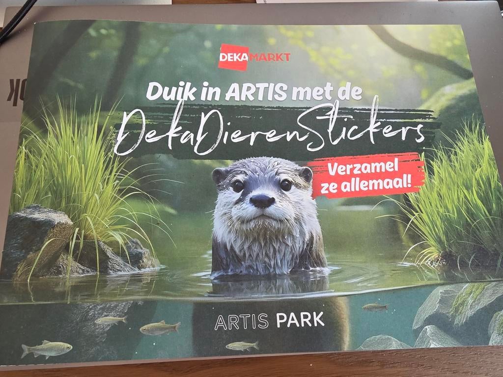 Artis stickers Dekamarkt, Eén persoon, Ticket of Toegangskaart