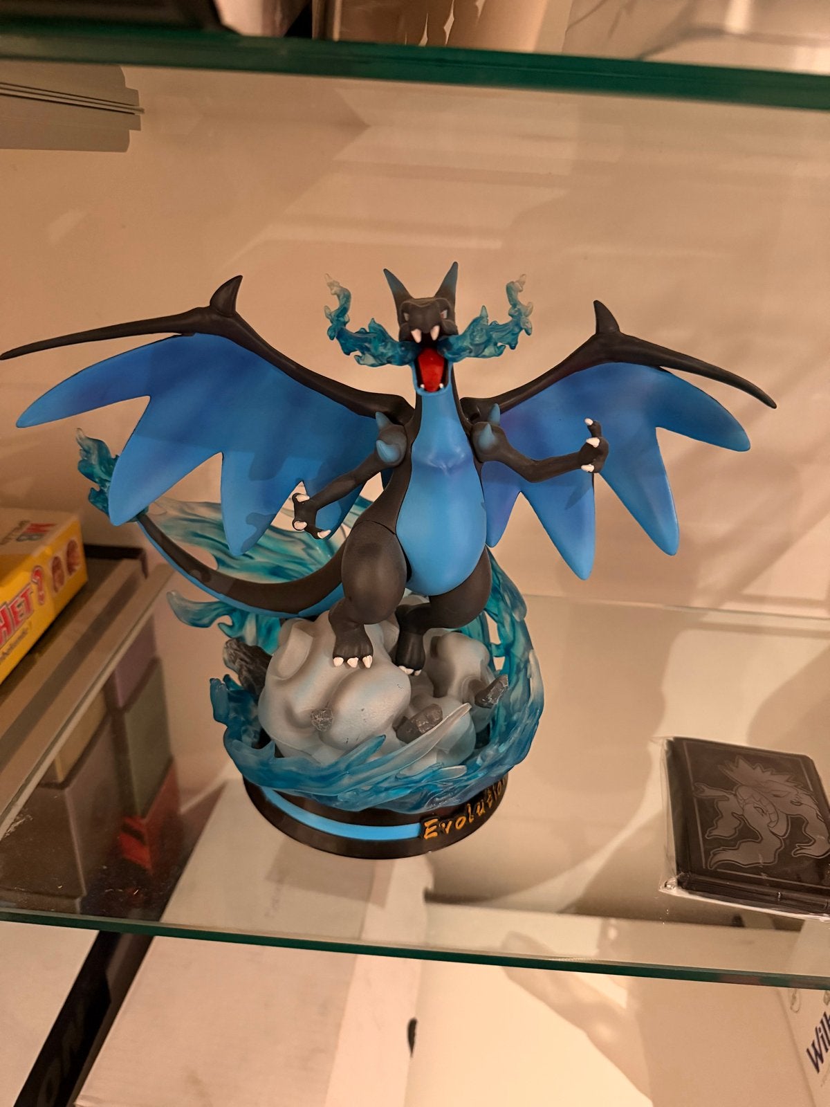 Mega Charizard X Figuur - Pokémon Evolutions uit Japan, Ophalen of Verzenden, Zo goed als nieuw, Overige typen