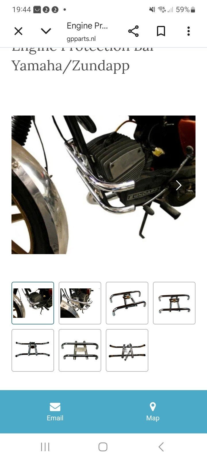 Gezocht valbeugel Zundapp Yamaha, Ophalen of Verzenden, Yamaha