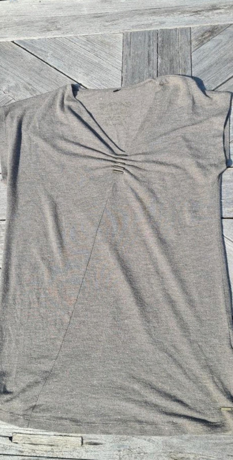 SPS Superstar goudkleurige / taupe top, maat M, Kleding | Dames, Maat 38/40 (M), Ophalen of Verzenden, Zo goed als nieuw, SPS Superstar