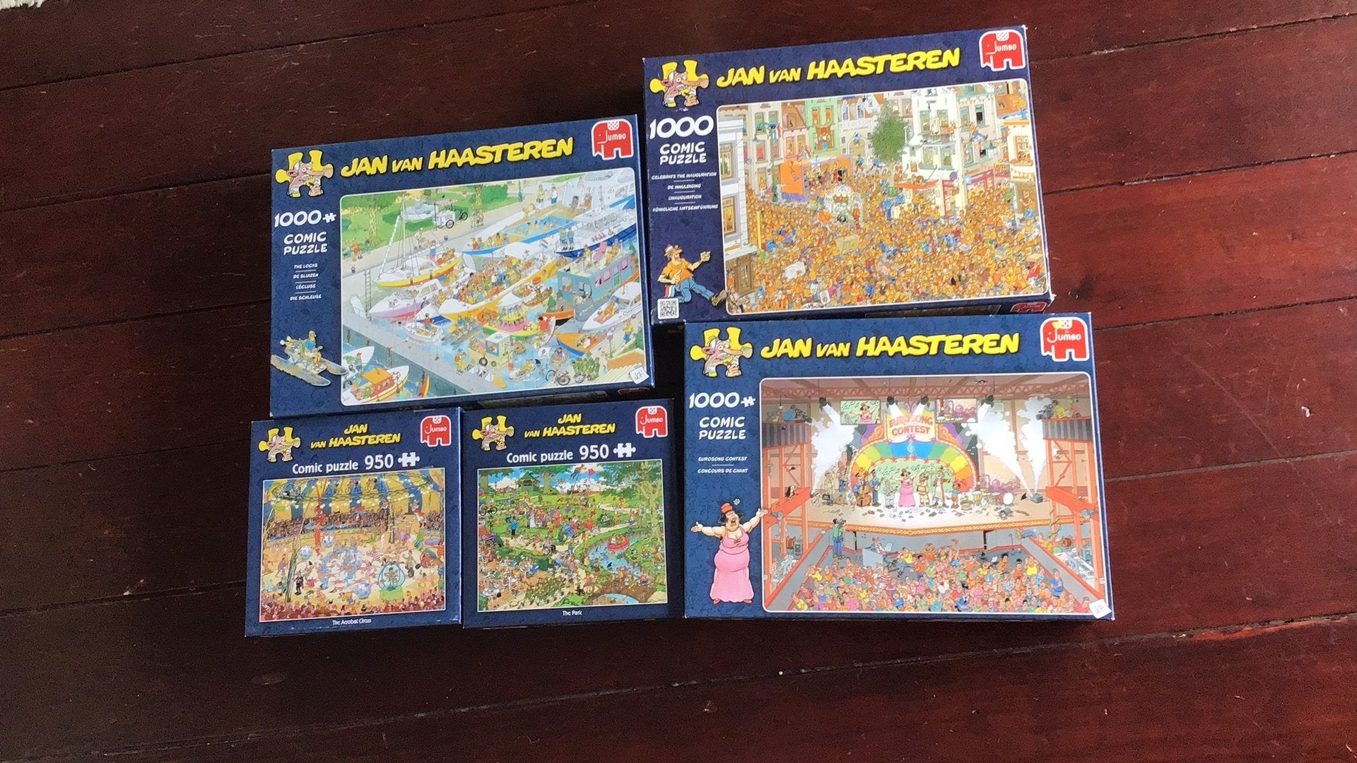 Van haasteren puzzels, Ophalen