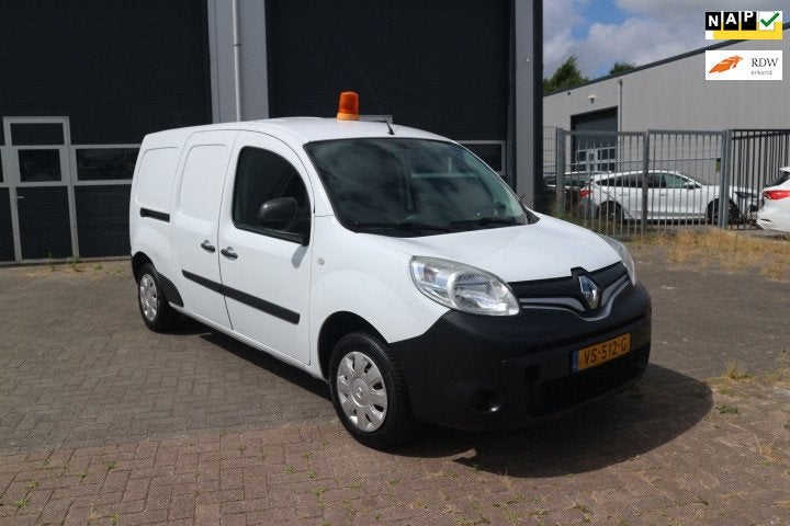 Renault Kangoo Express 1.5 dCi 90 Express Maxi Black Edition, Auto's, Bestelauto's, Euro 5, Stof, Gebruikt, Zwart