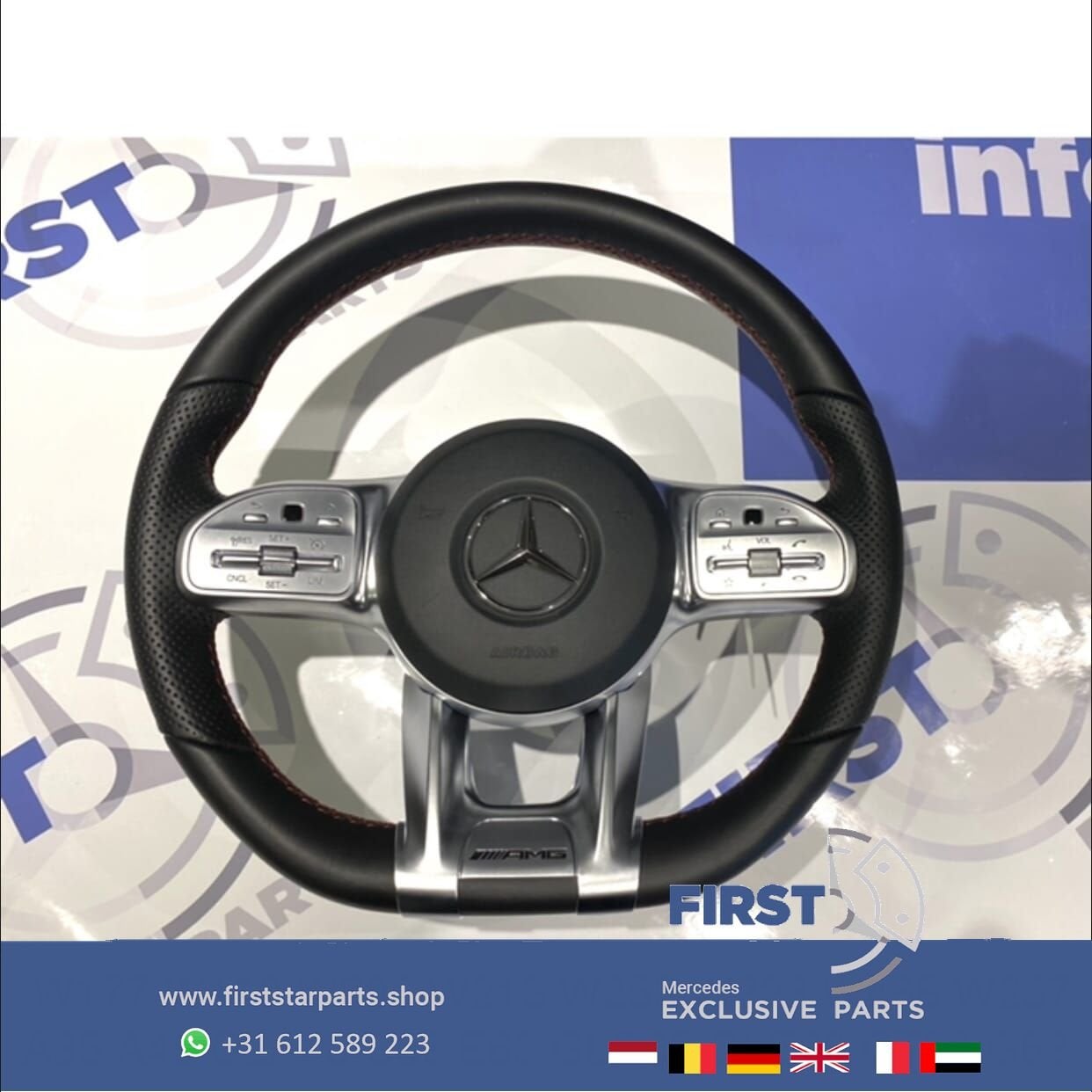 2020 AMG STUUR + AIRBAG W177 W118 W205 W253 W213 W447 W907 W, Auto-onderdelen, Besturing, Gebruikt, -, Ophalen of Verzenden, -