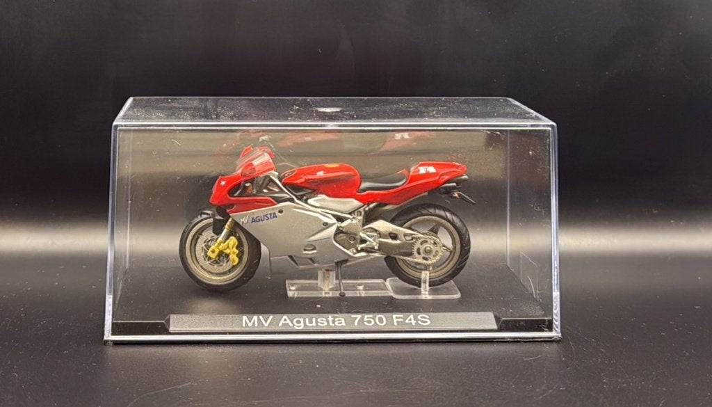 MV Agusta 750 F4S motorfietsmodel 1:18, Hobby en Vrije tijd, Ophalen of Verzenden, Zo goed als nieuw, Auto, Overige merken