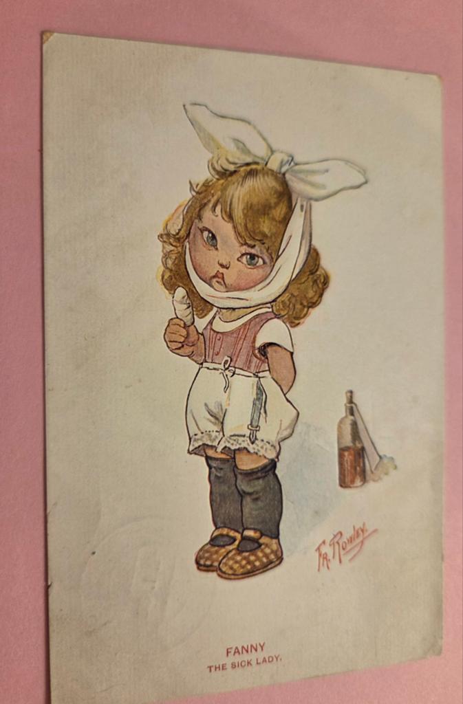 Meisje met kiespijn, Verzenden, Voor 1920, Gelopen, Kinderen