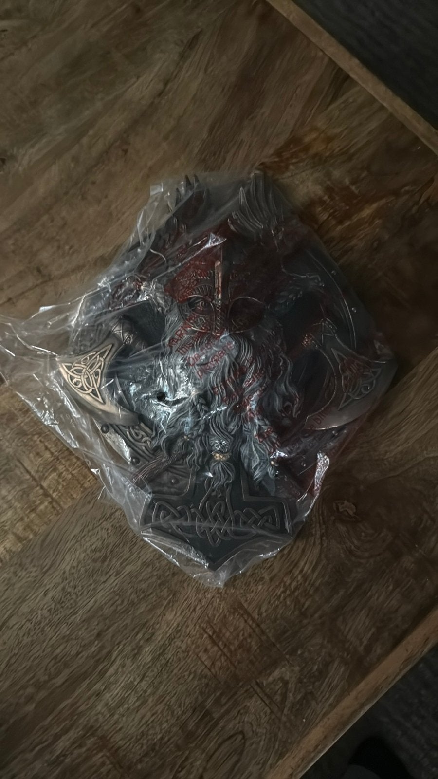 Viking Wandplaat, Ophalen, Zo goed als nieuw, Kunststof, Decoratieobject