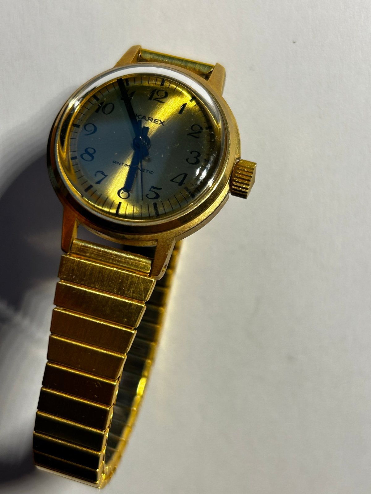 Vintage Karex Horloge (DDR / Ruhla) – Jaren 70 Mechanisch, Overige merken, Overige materialen, Gebruikt, Polshorloge