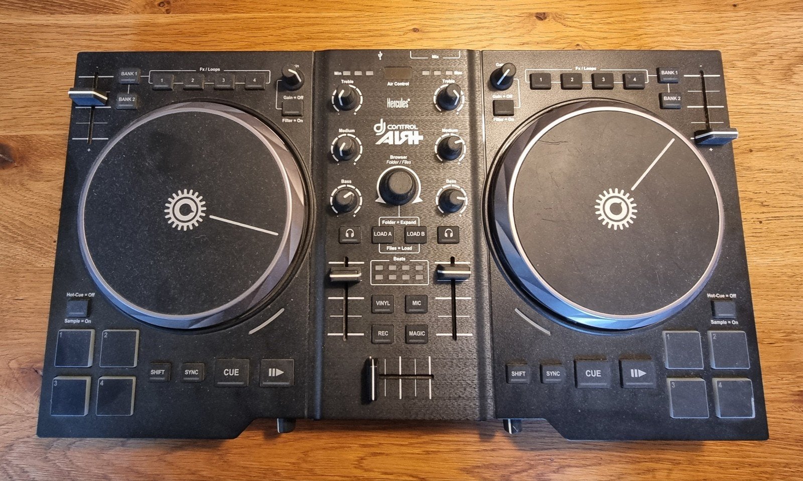 Hercules DJControl AIR+ DJ-controller, Ophalen of Verzenden, Gebruikt, Dj-set, Overige merken