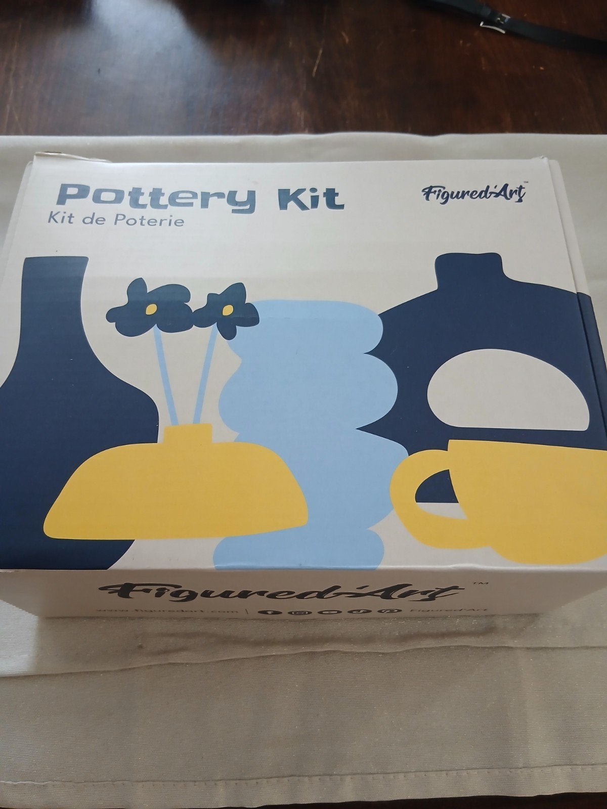 Figured'Art Pottery Kit - Klei en Verf Set, Nieuw, Meerkleurig, Ophalen of Verzenden, Overige materialen