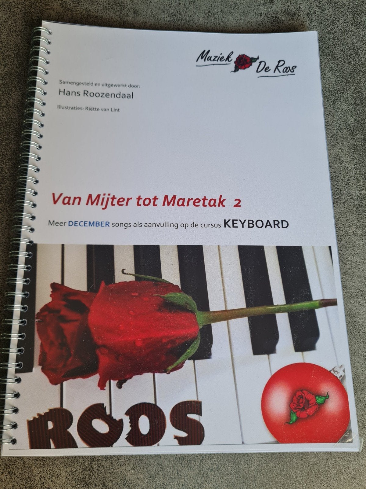 Keyboard cursusboek: Van Mijter tot Maretak 2 (Kerstliedjes), Gebruikt, Overige genres, Les of Cursus, Ophalen of Verzenden