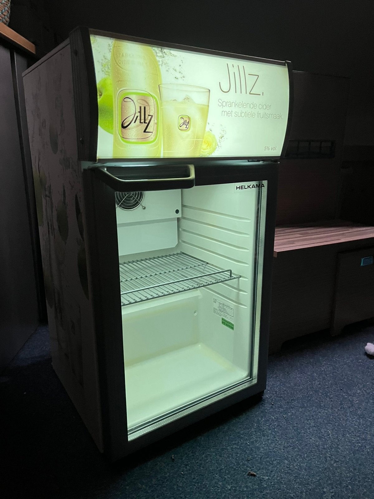 Promotie Jillz Heineken horeca koelkastje koelkast, Ophalen, Minder dan 75 liter, Zonder vriesvak, Gebruikt
