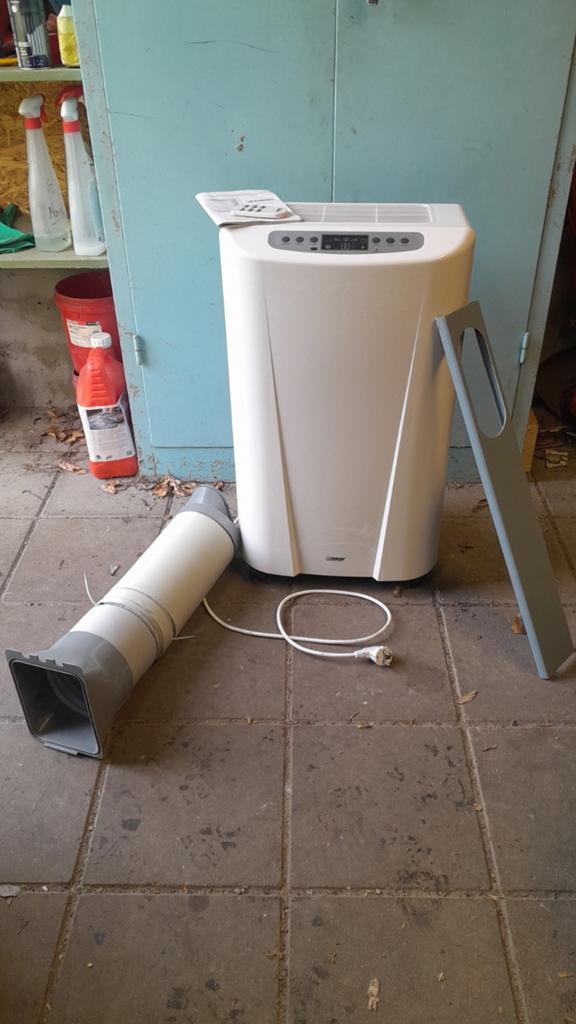 Mobile airco airconditioning los verrijdbaar eurom pac 12, Ophalen, Gebruikt, Opvangbak, 50 cm of meer