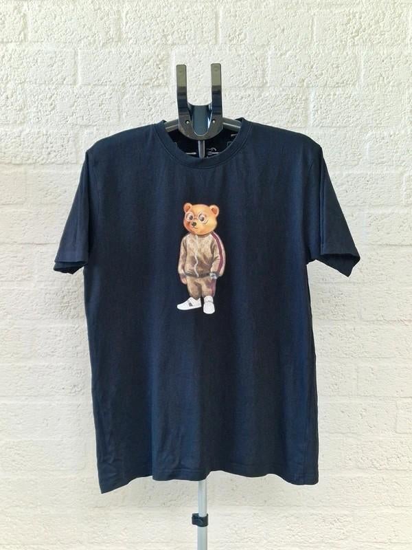 Baron Filou T-shirt XL zwart teddy print, Kleding | Heren, T-shirts, Ophalen of Verzenden, Zo goed als nieuw, Maat 56/58 (XL)